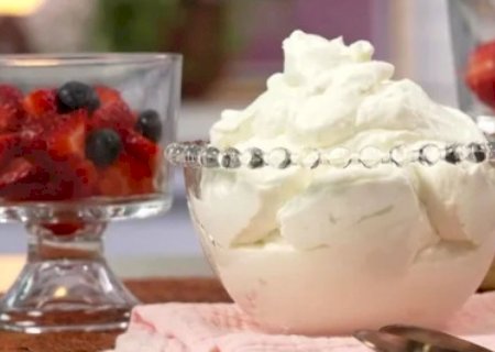 Prepare um chantilly caseiro tradicional