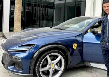 Conheça a nova Ferrari Purosangue de Cristiano Ronaldo, estimada em R$ 7,4 milhões