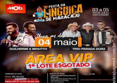 28º Festa da Linguiça de Maracaju – 03 a 05 de maio (ingressos)