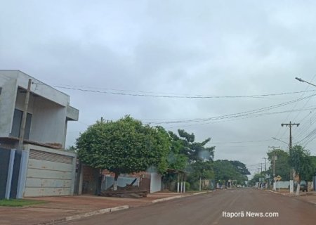 Itaporã Começa a Semana com Frio e Chuva: Mínima de 7°C e Céu Nublado