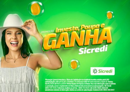 Promoção Investe, Poupa e Ganha do Sicredi premia associados com R$ 2 mil em terceiro sorteio