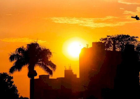 ‘Um sol para cada’: Calor chega a 40°C com tempo seco em MS nesta segunda-feira