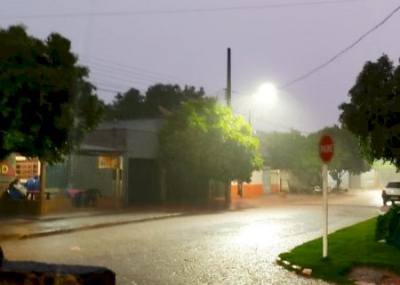 Itaporã em alerta de tempestade até o fim desta terça-feira, informa Inmet
