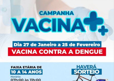 Itaporã Lança Campanha de Vacinação Contra a Dengue com Sorteio de Prêmios