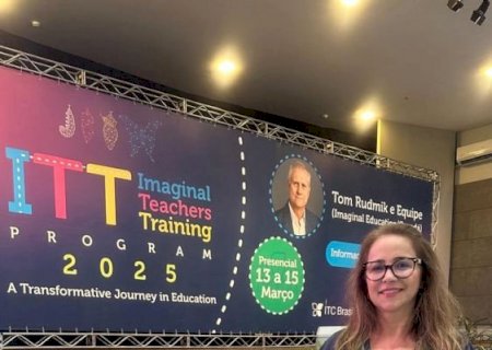 Gerente de educação de Itaporã participou de Workshopp Imaginal Education em São Paulo