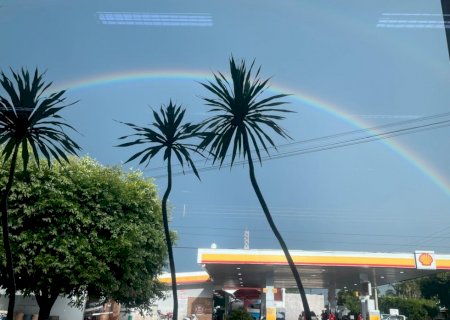 Arco-Íris de Esperança: Itaporã é Presenteada com Beleza após Chuva (Fotos)