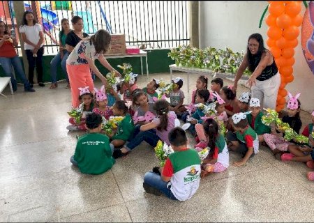 Escolas da REME de Itaporã recebem Ovos de Páscoa