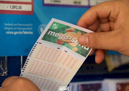 Aposta feita em Dourados acerta a quina da Mega-Sena e leva mais de R$ 33 mil