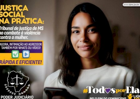 Intimação por WhatsApp intensifica ações de combate ao feminicídio