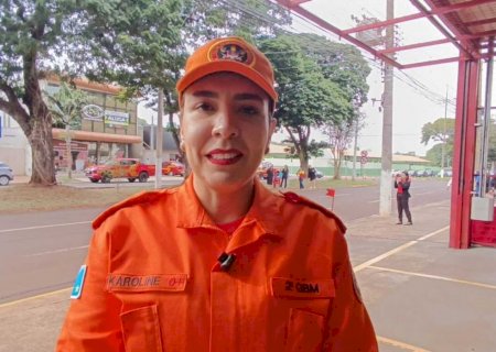 Pela primeira vez, mulher assume o comando do Corpo de Bombeiros em Dourados