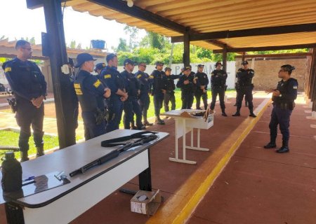 Guarda Municipal realiza curso anual de tiros com 100 horas de treinamento