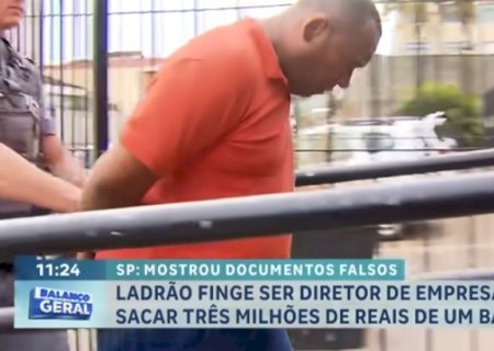 Ladrão finge ser diretor de empresa varejista para tentar sacar R$ 3 milhões em Franca (SP)