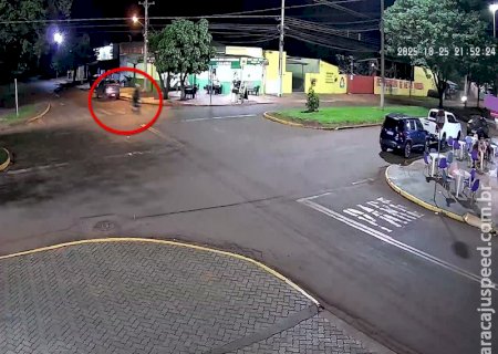 Maracaju: Jovem de 19 anos sofre fratura exposta após colidir com carro estacionado