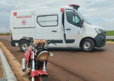 Acidente é registrado no anel viário de Itaporã