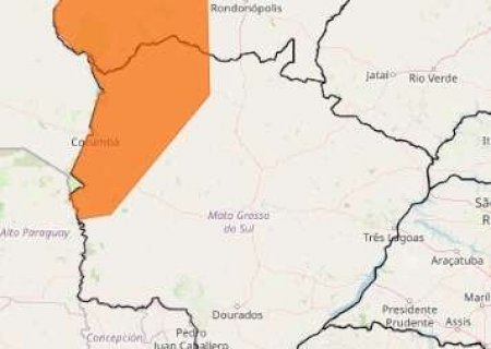 Pantanal tem alerta laranja para temporal com ventos de at&eacute; 100 km/h