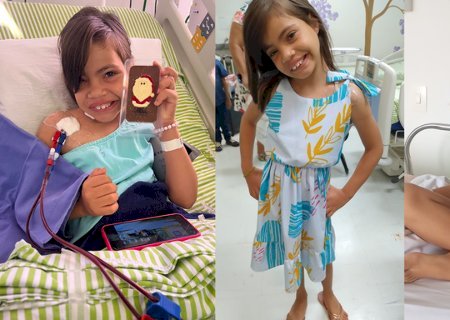 De Douradina, menina recebe transplante de rim ap&oacute;s somente 2 meses de espera
