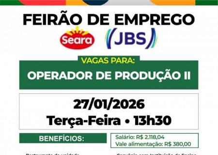 Trabalho, renda e dignidade: Prefeitura realiza Feirão de Emprego em Itaporã