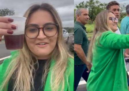 Vídeo - Advogada de MS narra saga para encontrar Nikolas Ferreira em caminhada até Brasília: ‘Muita chuva’