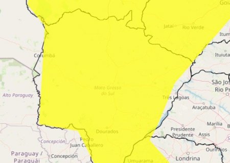 Inmet emite alerta amarelo para chuvas intensas em todo estado