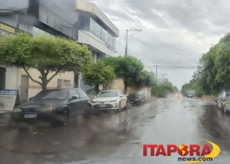 Itaporã tem alerta de tempestade e calor pode chegar aos 36°C nesta semana