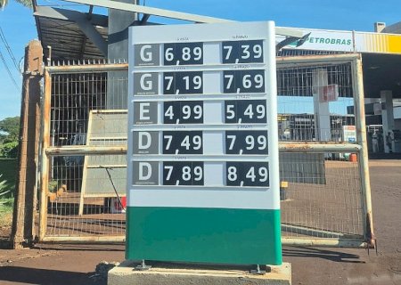 Preço médio da gasolina sobe 5,1% e do diesel quase 18% em Dourados