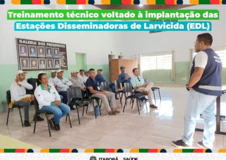 Itaporã avança no combate à dengue e chikungunya com nova tecnologia implantada nesta quinta-feira
