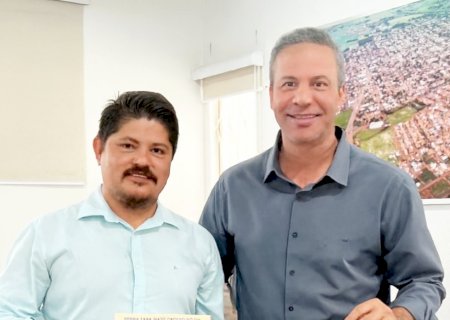 Michel Vaz visita Itaporã e convida prefeito para Congresso Sul-Fronteira de Previdência