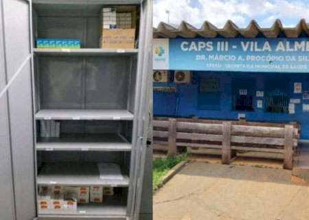 Ministério Público identifica falta de remédios e prédio deteriorado no Caps Vila Almeida