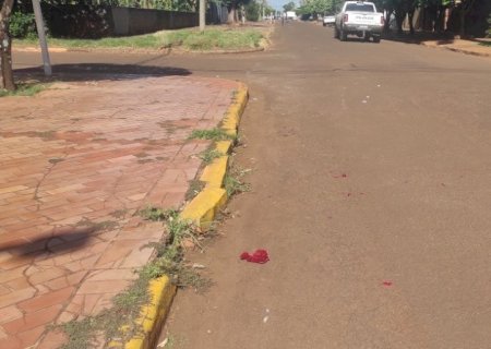 Rio Brilhante - Menina em bicicleta elétrica fica ferida após acidente com carro