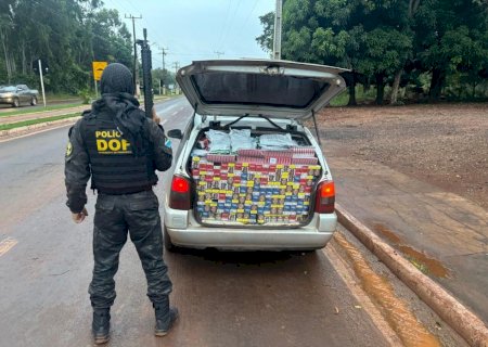 Carga de agrotóxicos ilegais e cigarros contrabandeados é apreendida na MS-164