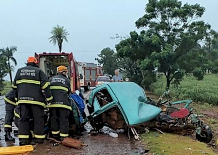 Grave acidente entre Fátima do Sul e Dourados deixa um morto e feridos