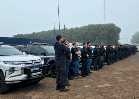 Operação mobiliza forças estaduais e federais na fronteira sul de MS contra o crime organizado