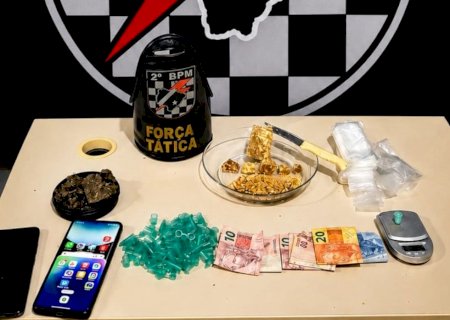 Homem é preso com drogas escondidas em garrafa térmica