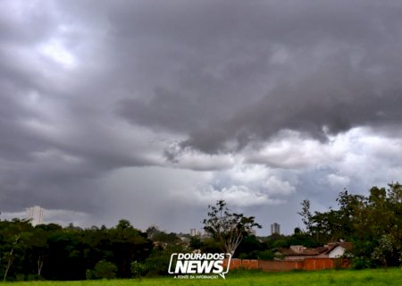 Previsão indica chuva intensa em Dourados neste sábado
