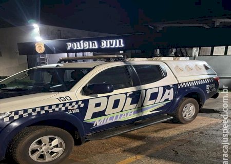 Homem é preso pela PM após perseguir e tentar encurralar vítima de violência doméstica dentro de pronto-socorro em Maracaju