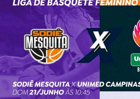 LBF: TV Brasil transmite Sodiê Mesquita x Unimed Campinas no domingo