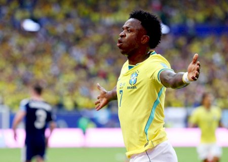 Vini Jr marca nos três primeiros jogos do Brasil na Copa do Mundo e repete feito de campeões mundiais