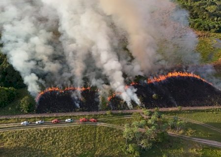 Imasul e Corpo de Bombeiros reforçam prevenção a incêndios com manejo integrado do fogo no Pantanal