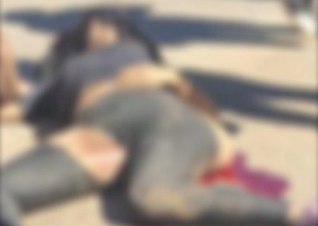 Mulher fica em estado grave ap&oacute;s colis&atilde;o entre bicicleta el&eacute;trica e &ocirc;nibus