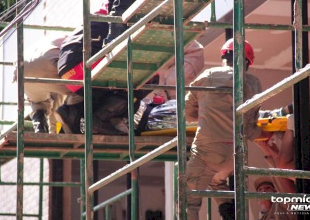 Trabalhador morre após queda de cerca de oito metros durante serviço em Dourados