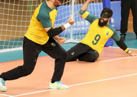 Seleção brasileira masculina vai à semifinal do Mundial de goalball