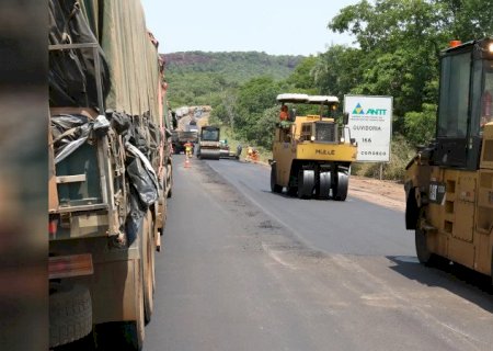 Feriado terá 65 frentes de obras nas rodovias de MS e motoristas devem redobrar atenção