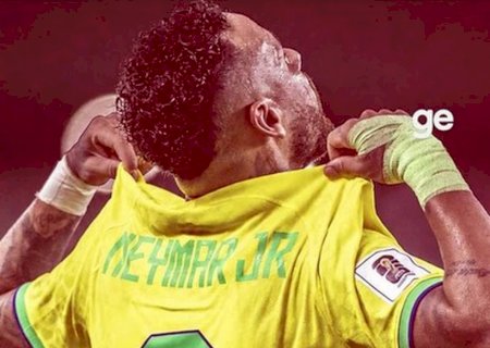 Neymar posta fotos na academia em treino da seleção brasileira