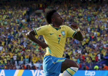 Vini Jr. iguala marca de Ronaldinho com gol sobre Marrocos na Copa