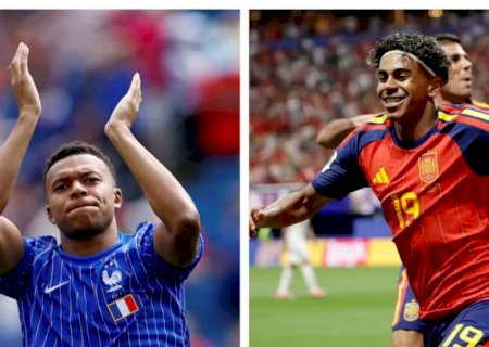 França e Espanha se enfrentam hoje na 1ª semifinal da Copa