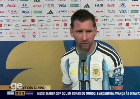 Messi cita empenho e impressiona com galo na cabeça após classificação: "Competir até o final"