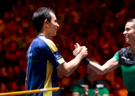 Dupla "Calderashi" avança à final do WTT Star Contender em São Paulo