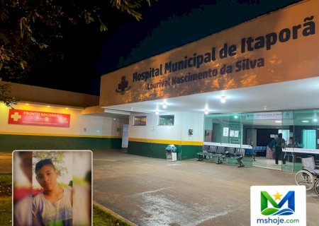 Itaporã - Entregador de 19 anos morre após perder o controle da moto e bater em árvore
