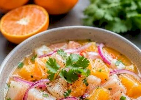 Ceviche de ponkan existe e pode surpreender no sabor
