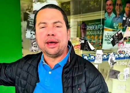 Vídeo - Rodolfo Nogueira acusa petistas de vandalizarem comitê em Dourados